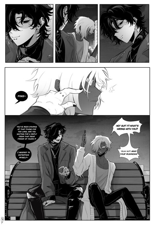 Seol Yoon-ji and Sipho (friend’s OC)