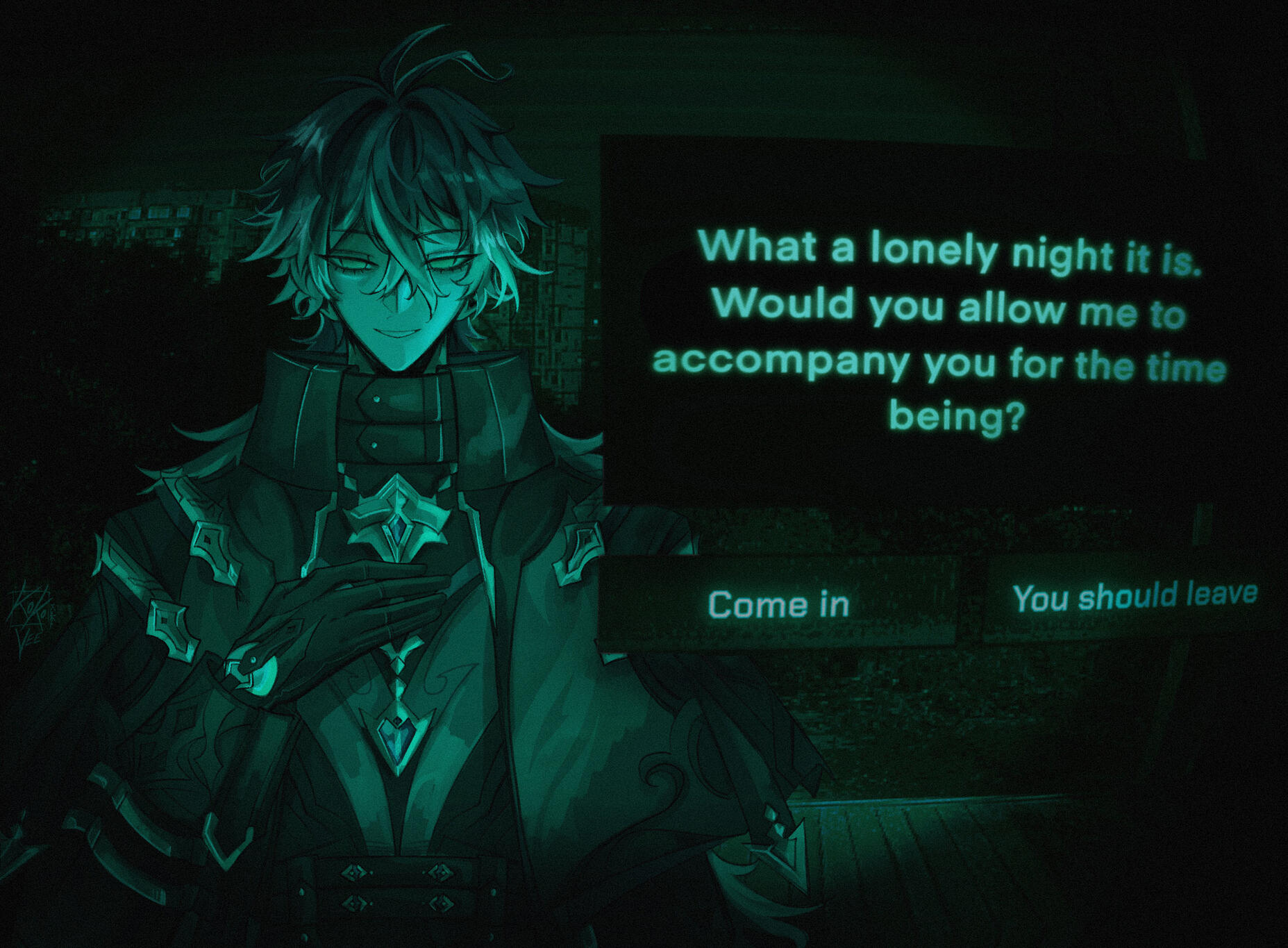 Would you let him in? (NIANH au)